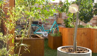 Multiple planter boxes for gardening